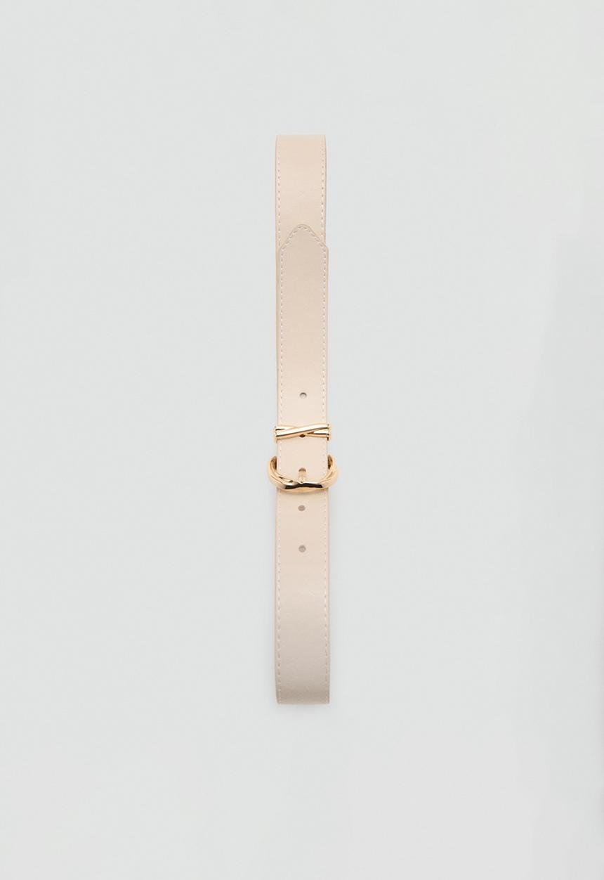 MANGO - Belt Twister - Light Beige
