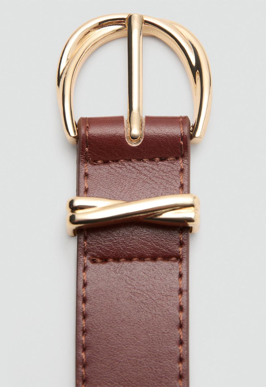 MANGO - Belt Twister - Brown