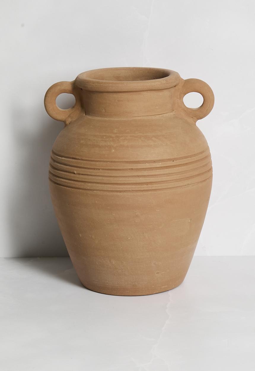 Sixth Floor - Medina Terracotta Vase - Terracotta