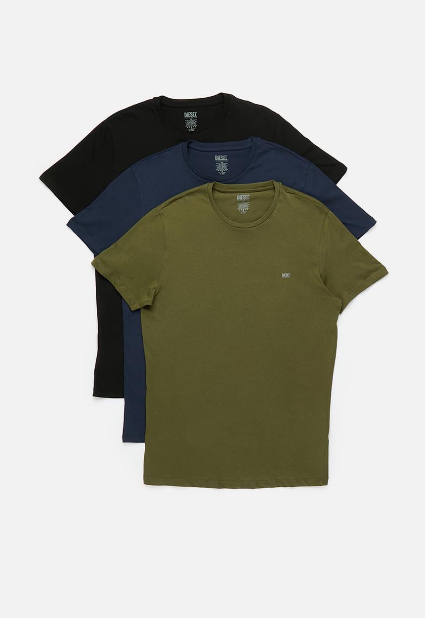Diesel  - UMTEE-JAKETHREEPACK T-SHIRT - MULTICOLOUR