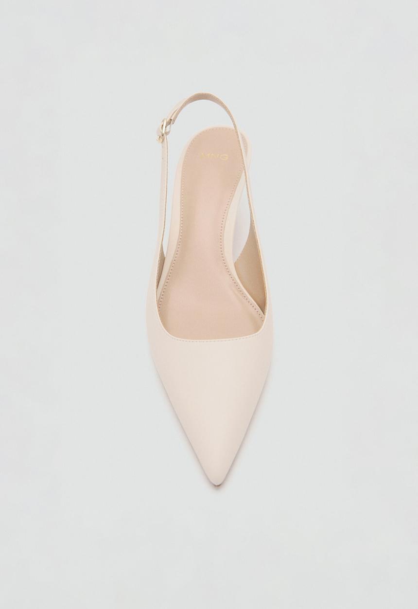 MANGO - Mona slingback heel - light beige