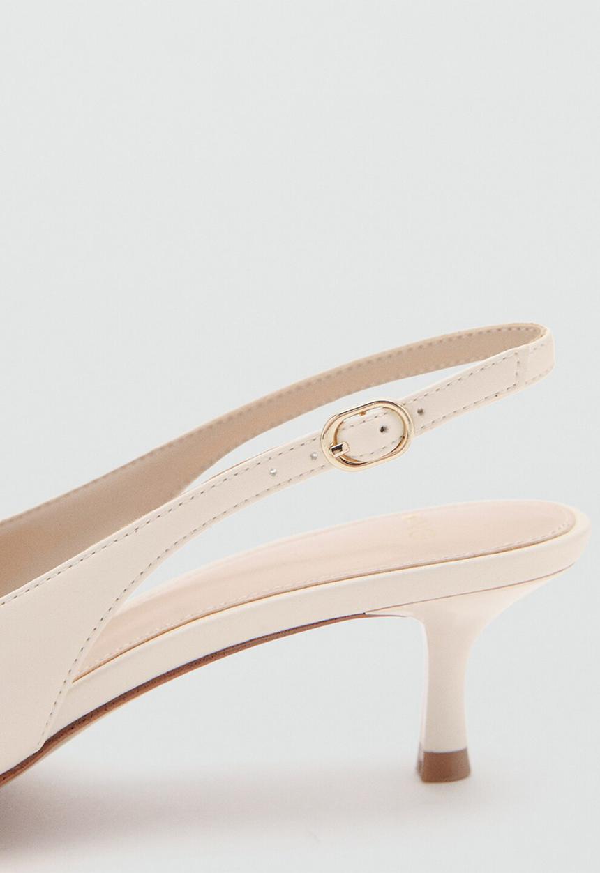 MANGO - Mona slingback heel - light beige