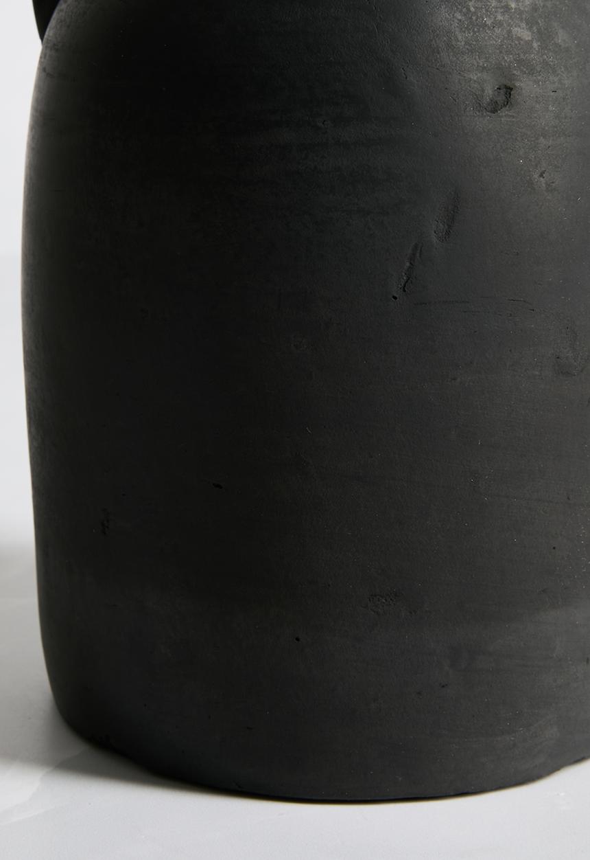 Sixth Floor - Mode Terracotta Vase - Black