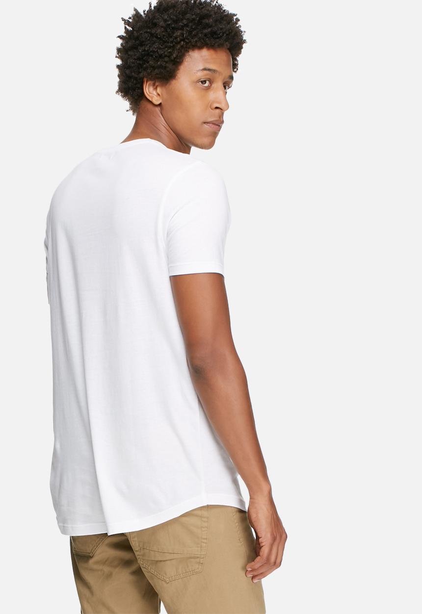 basicthread - Curved hem longline tee