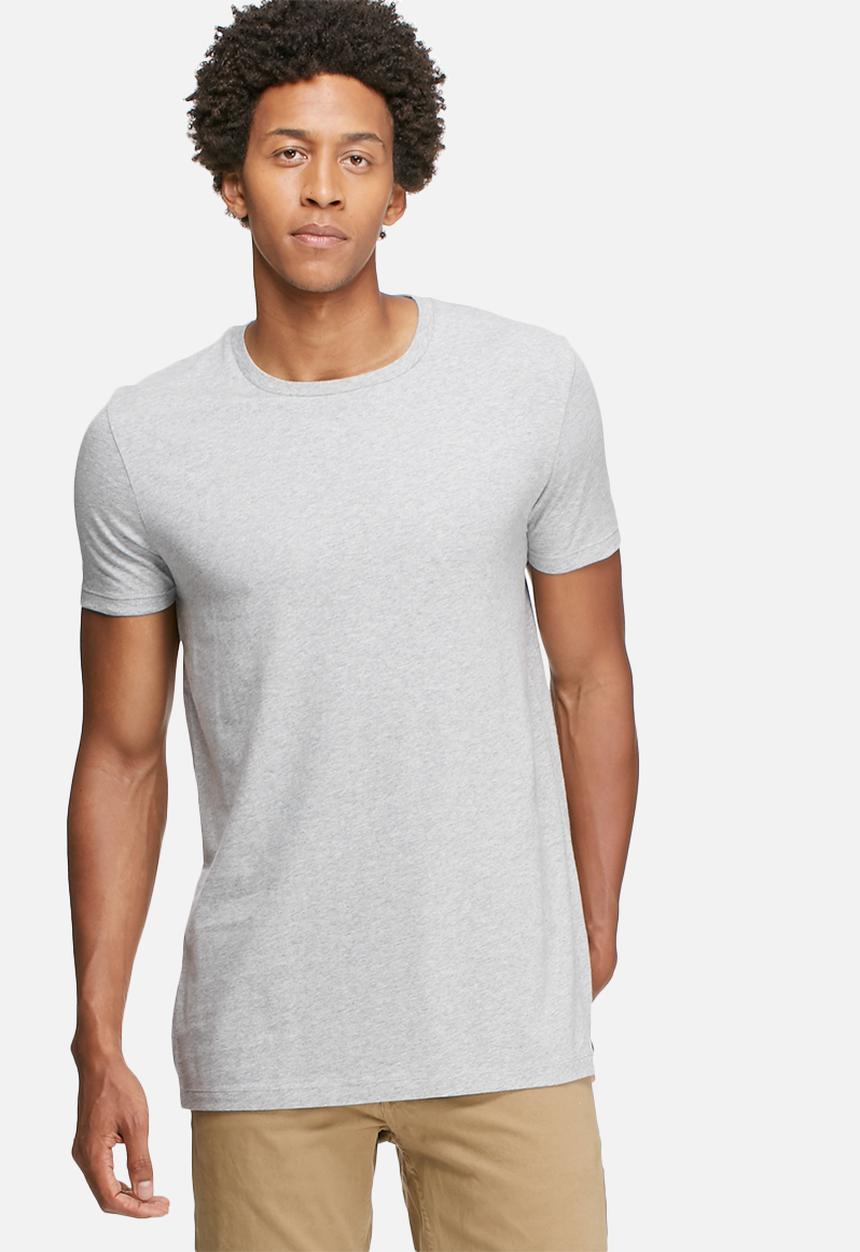 basicthread - Longline crew neck tee