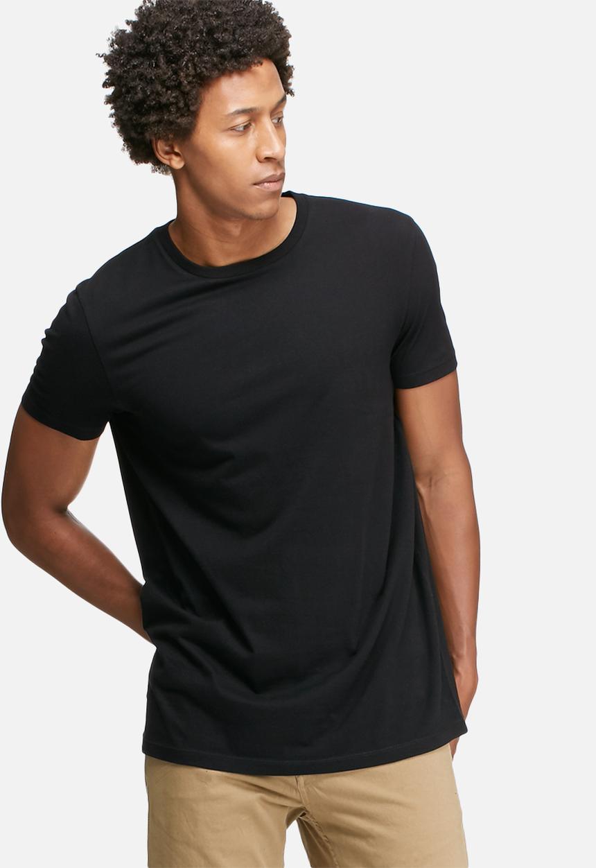 basicthread - Longline crew neck tee