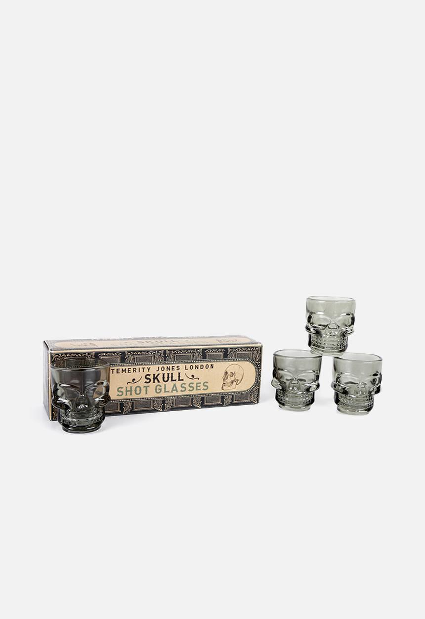 Temerity Jones - Skull shot glasses set of 4