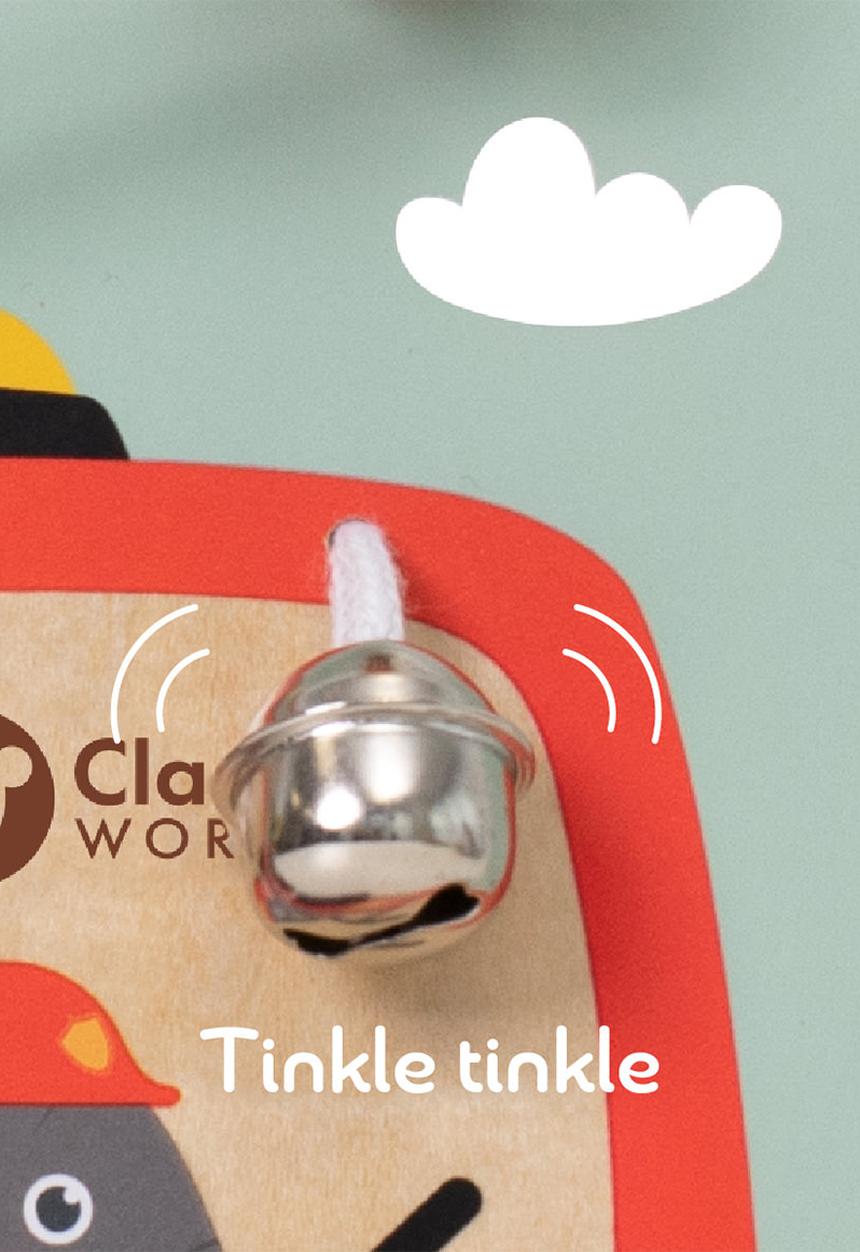 Greenbean Learning - Classic World - Fire Engine Busy Board Play Set