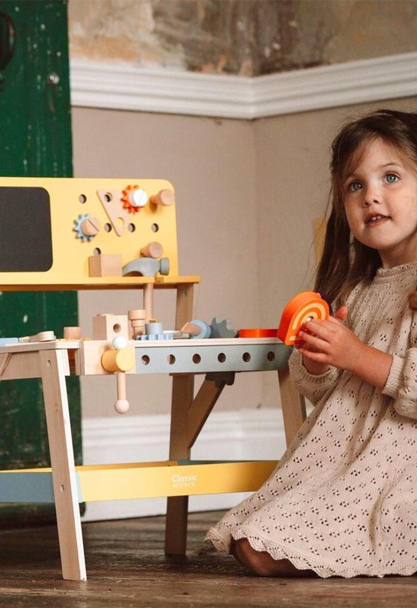 Greenbean Learning - Classic World - Pretend & Play - Modern Tool Bench