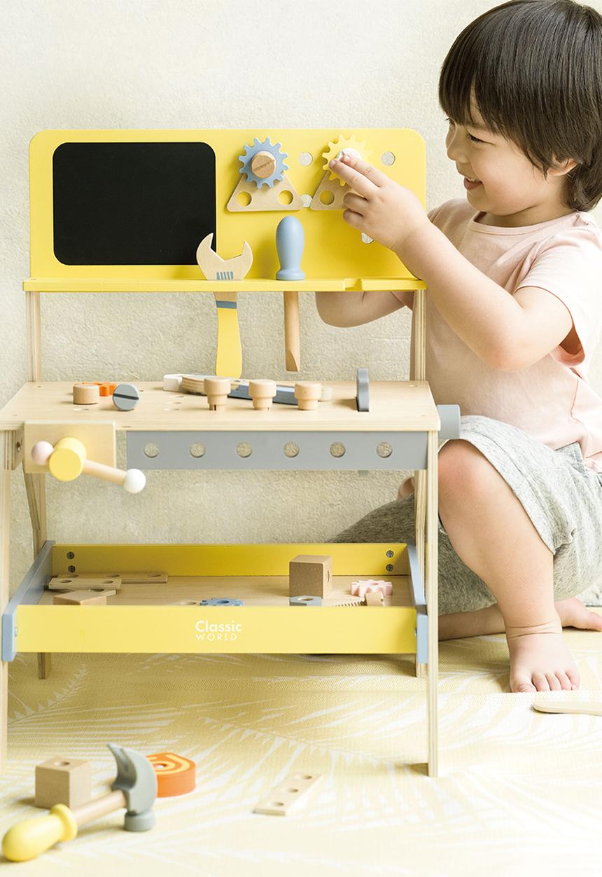 Greenbean Learning - Classic World - Pretend & Play - Modern Tool Bench