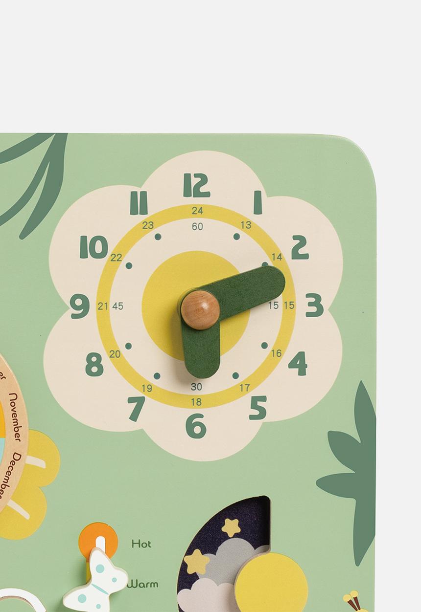 Greenbean Learning - Classic World - Vintage Wooden Calendar