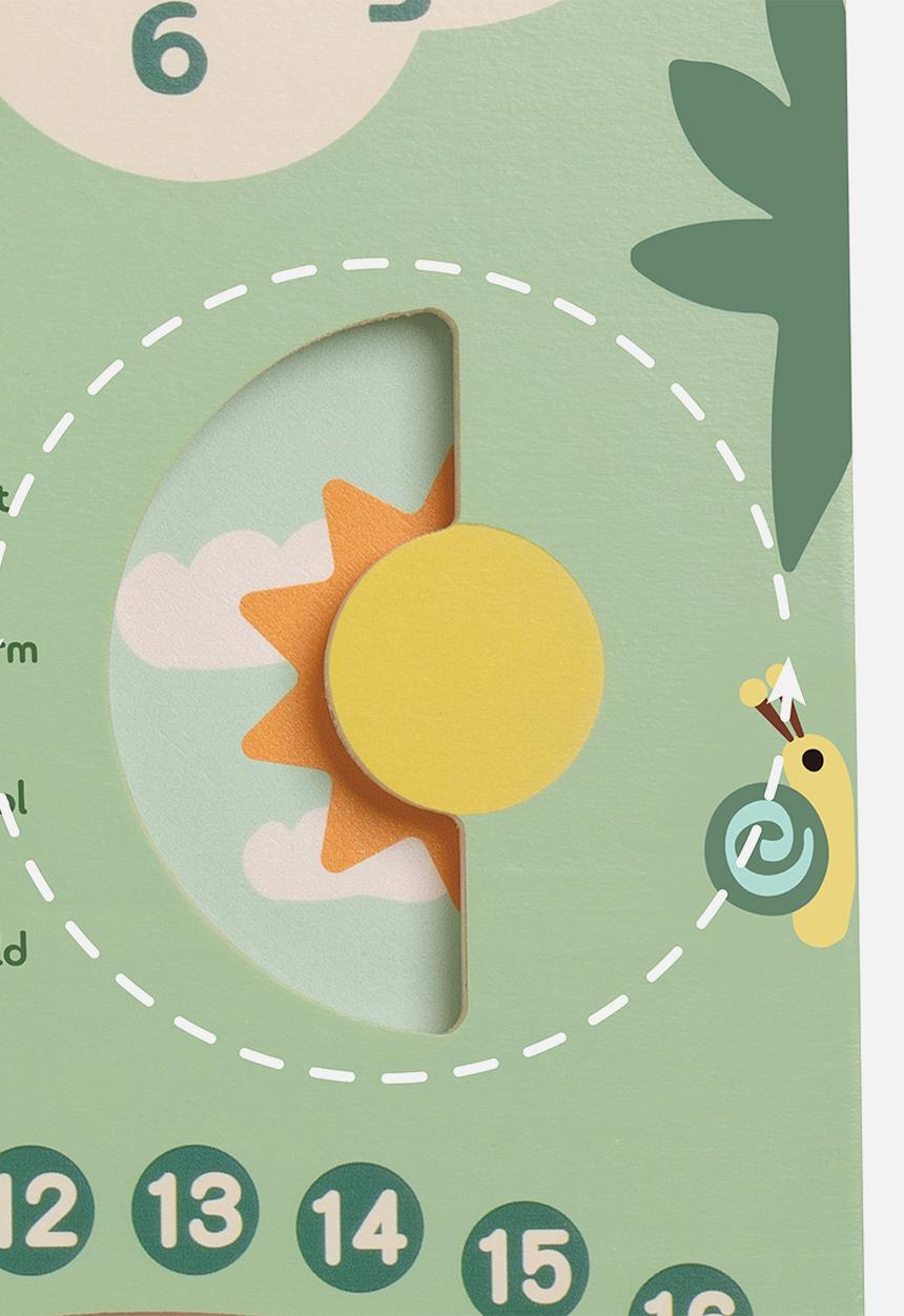 Greenbean Learning - Classic World - Vintage Wooden Calendar