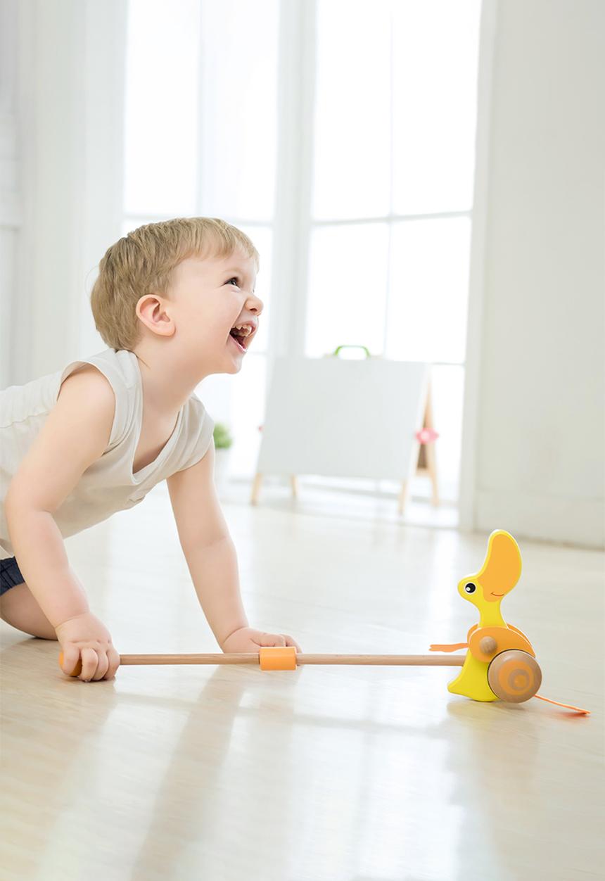Greenbean Learning - Pull & Push Toy - Duck