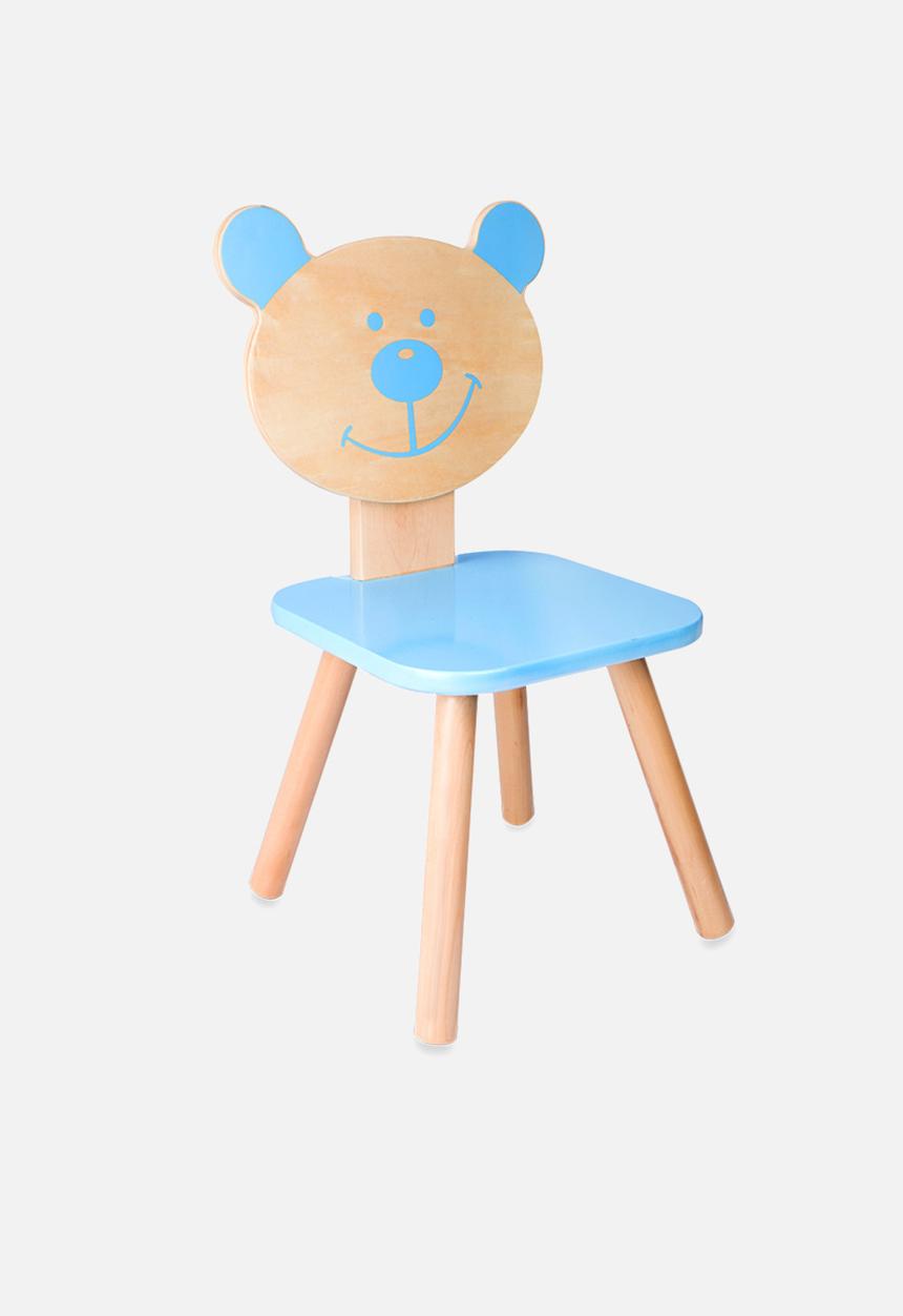 Greenbean Learning - Classic World - Bear Chair for Kids - Blue