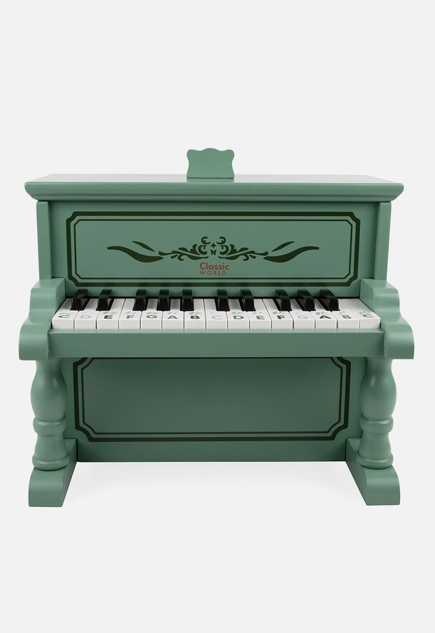 Greenbean Learning - Classic World - Pretend & Play - Wooden Vintage Piano