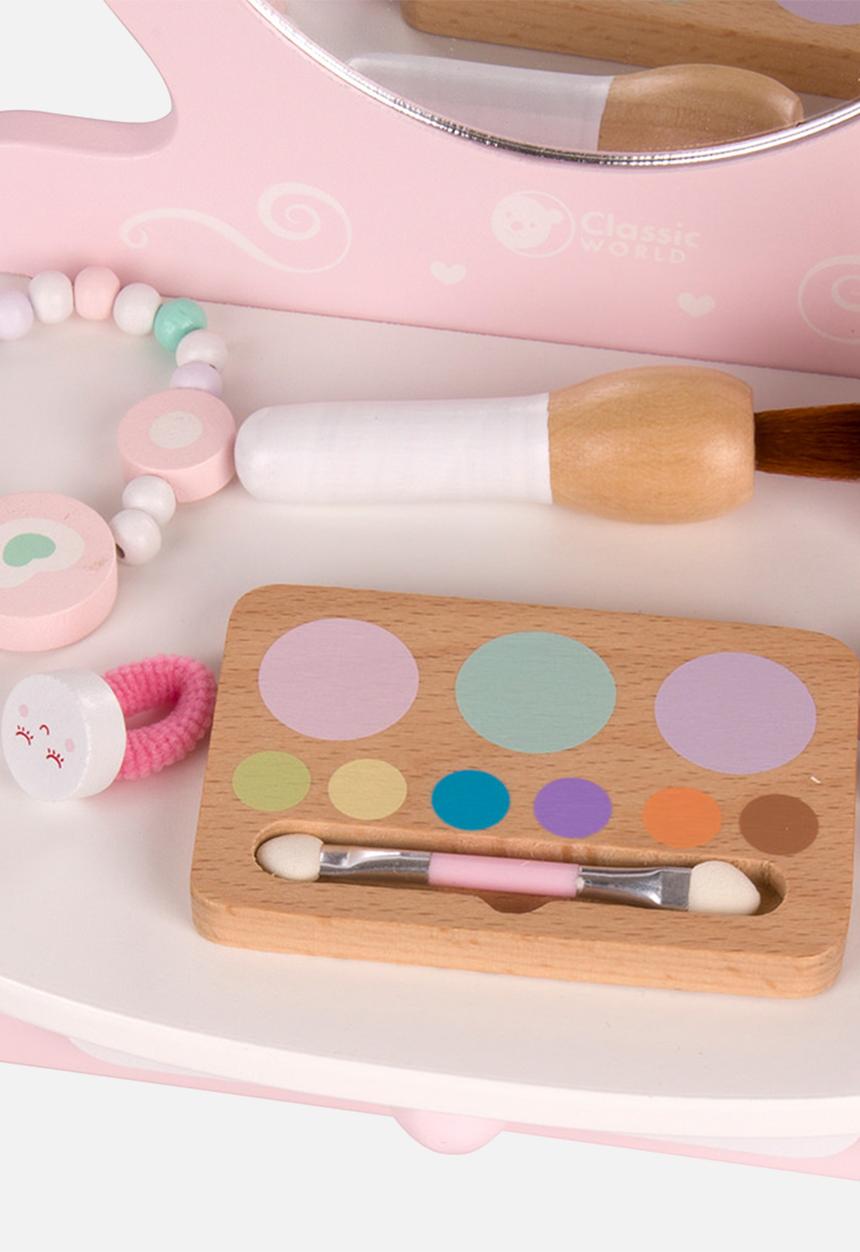 Greenbean Learning - Classic World - Pretend & Play - Pink Vanity Dresser