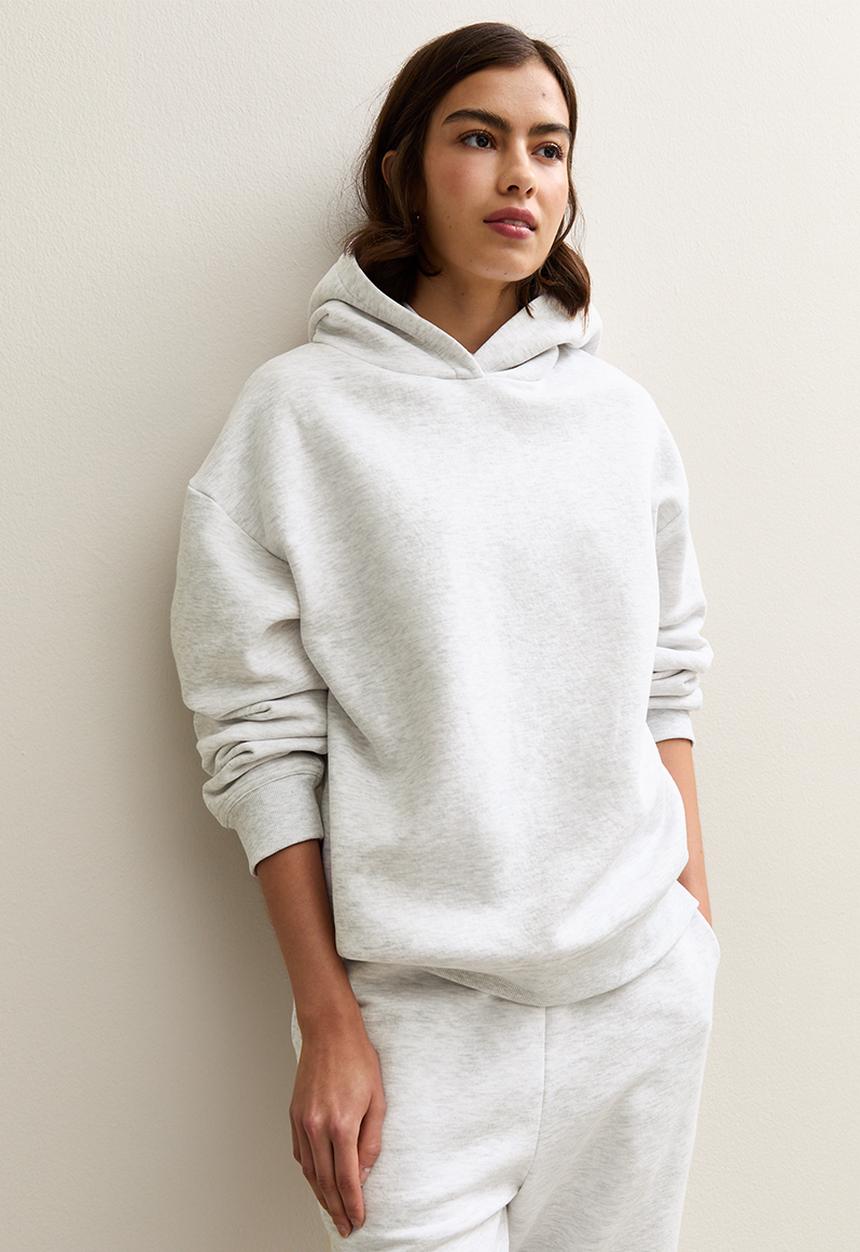New Look - Vde hoodie - grey marl