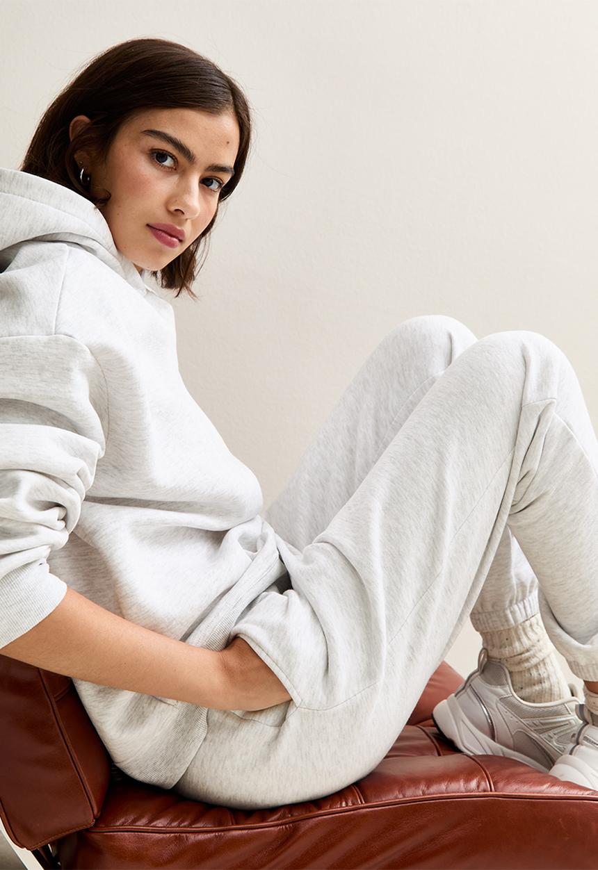 New Look - Vde hoodie - grey marl