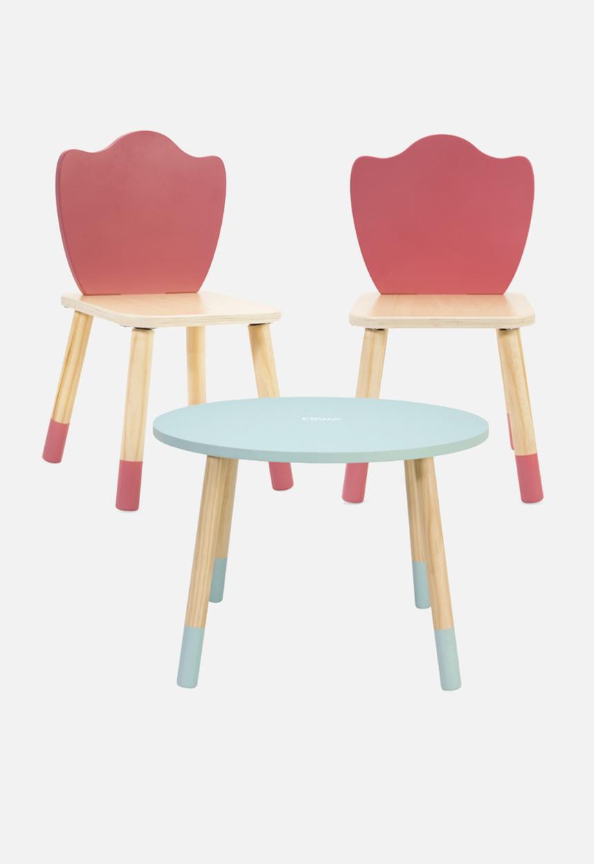 Greenbean Learning - Classic World Grace Table & Chair Set - 2 Tulip Chairs