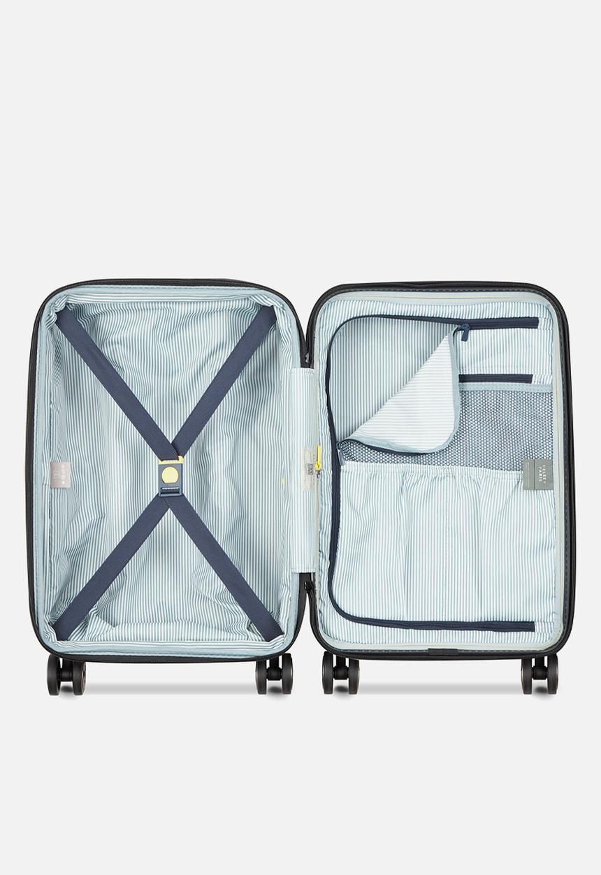 Delsey - Delsey Small Longitude 55Cm Cabin Trolley Case - Charcoal