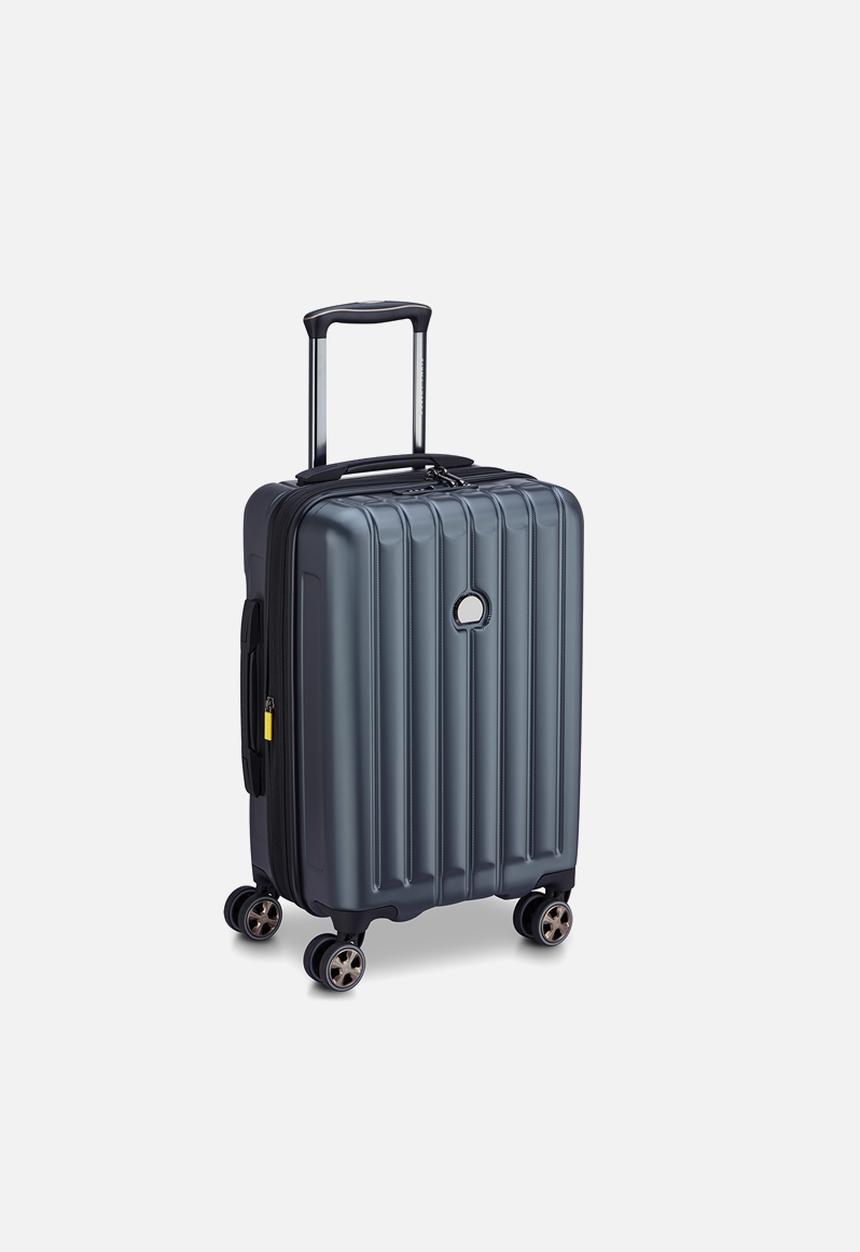 Delsey - Delsey Small Longitude 55Cm Cabin Trolley Case - Charcoal