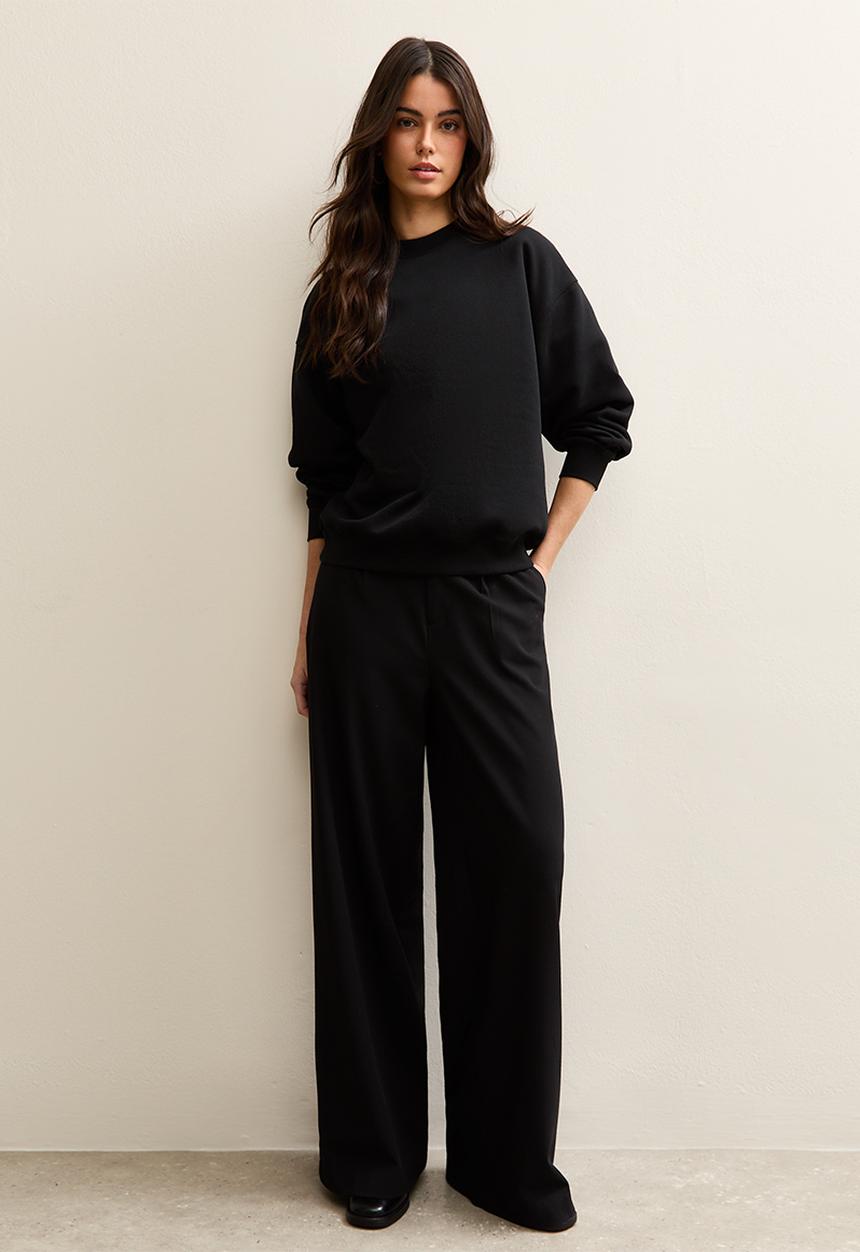 New Look - Vde helsinki sweat - black