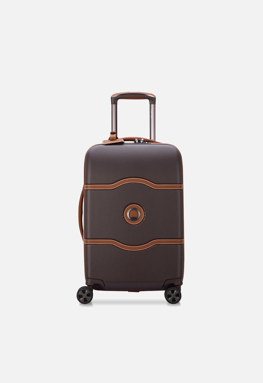 Delsey - Delsey Small Chatelet Air 2.0 55Cm 4Dw Cabin Trolley Case - Chocolate