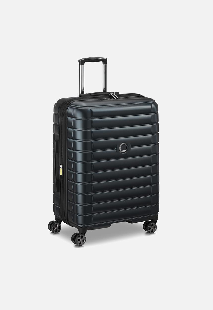 Delsey - Delsey Medium Shadow 5.0 70Cm 4Dw Trolley Case - Black