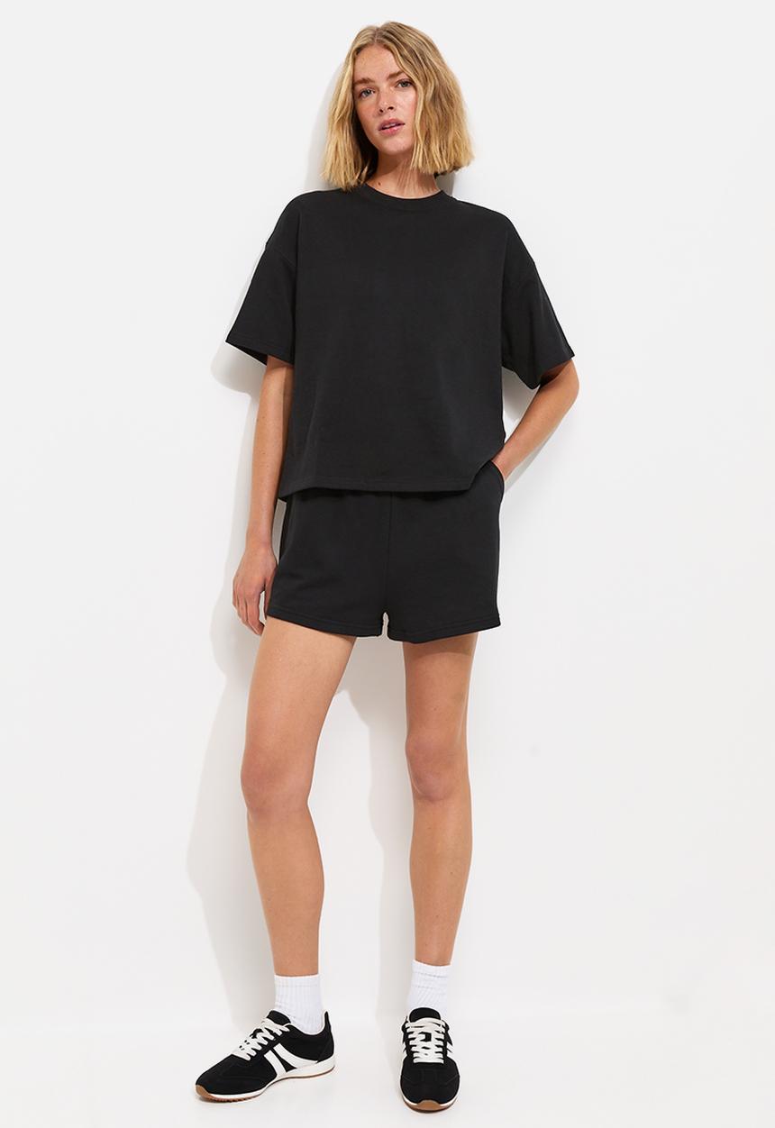 New Look - Vde jogger short - black