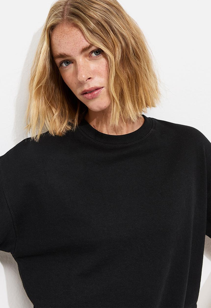 New Look - Vde sweat t-shirt - black