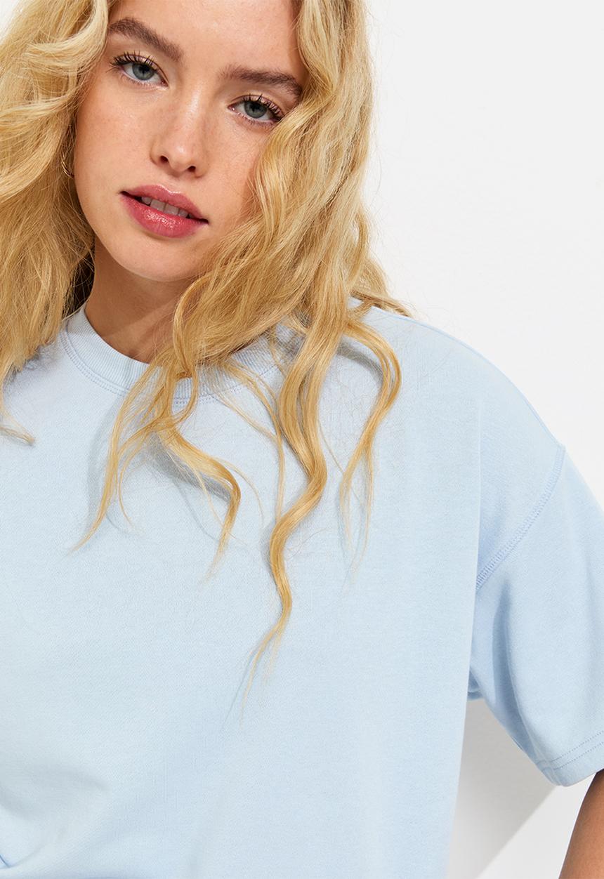 New Look - Vde sweat t-shirt - light blue