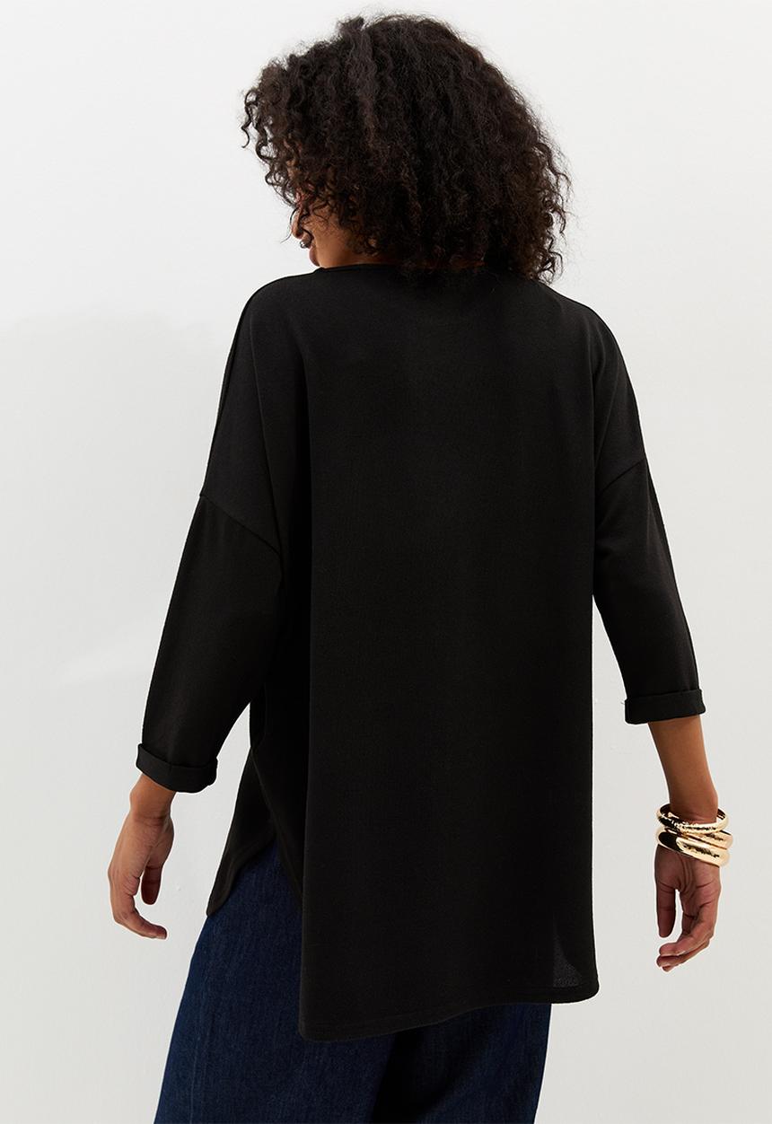 New Look - Cs vde bella knit top - black