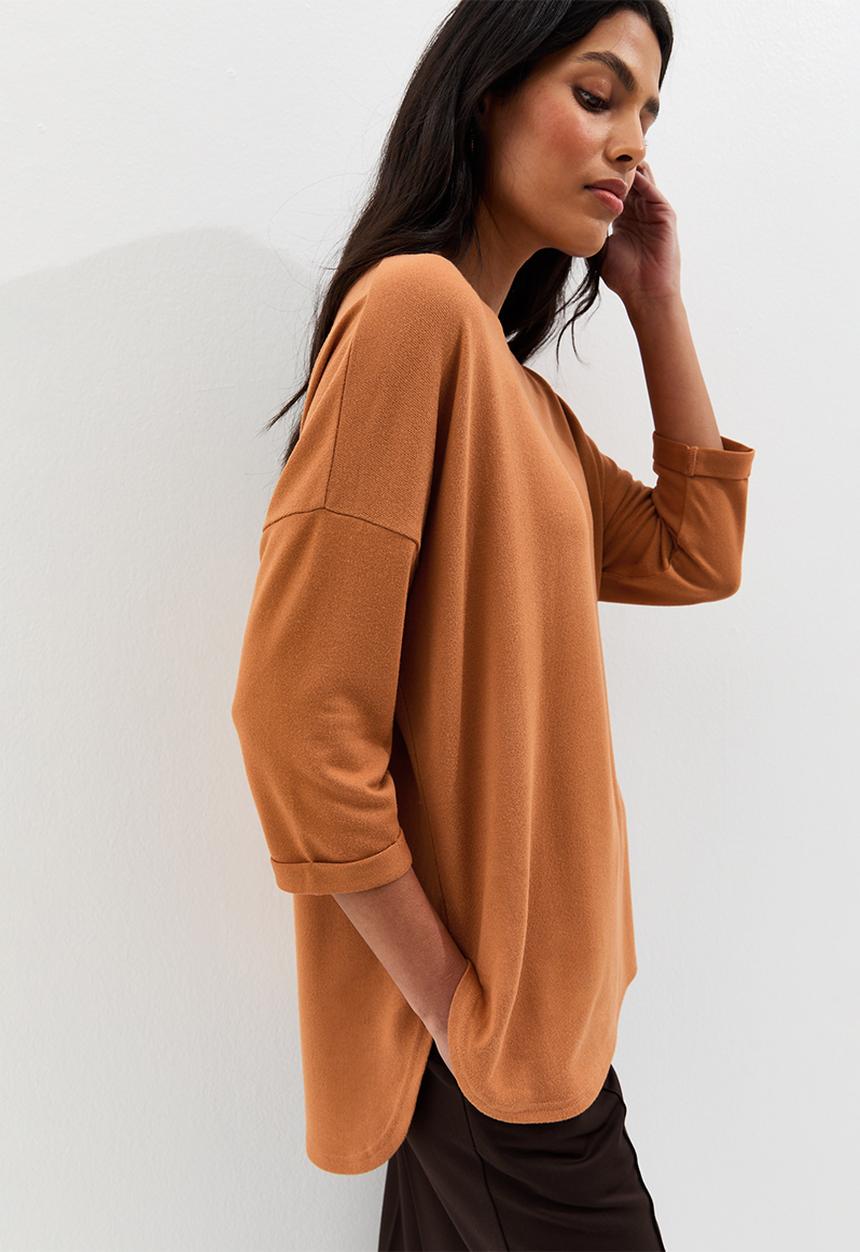 New Look - Cs vde bella knit top - tan