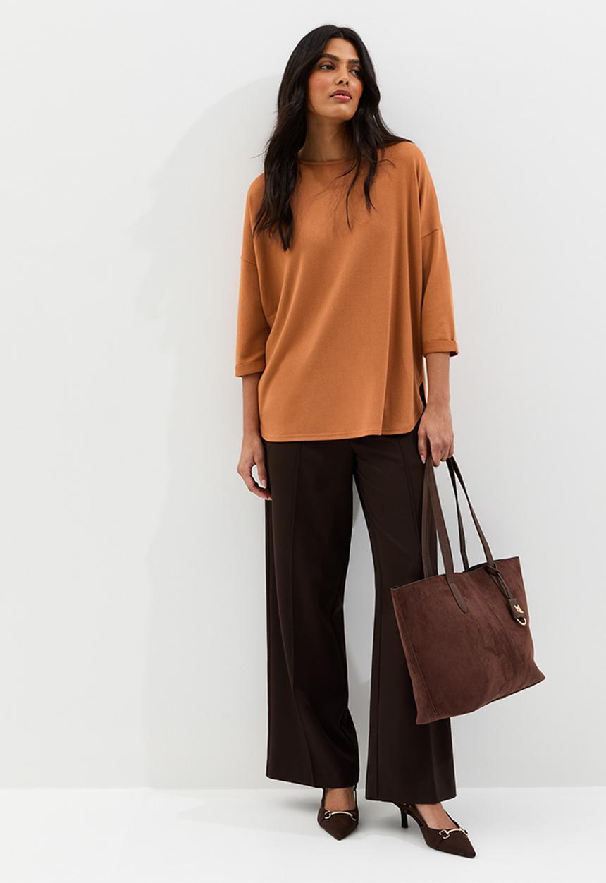 New Look - Cs vde bella knit top - tan