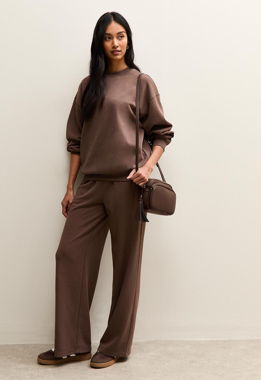 New Look - Vde helsinki sweat - dark brown