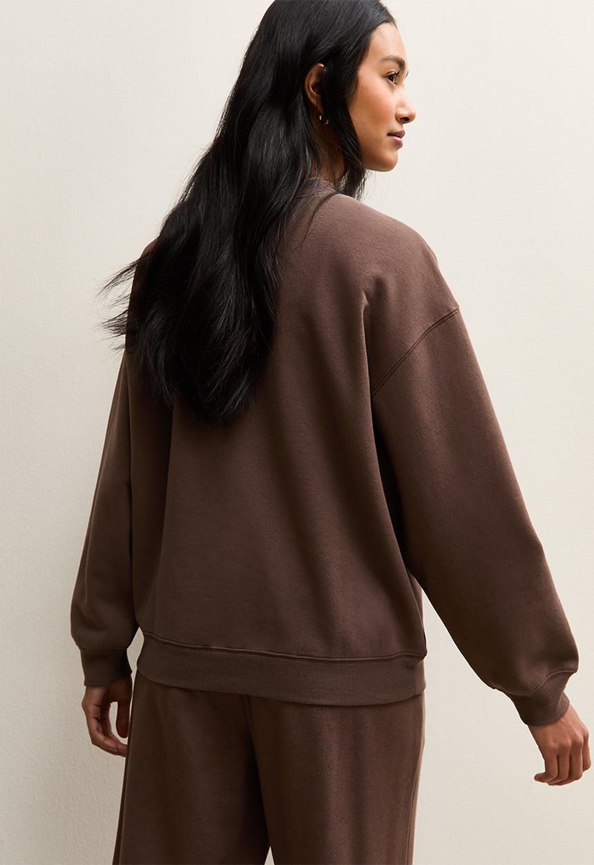 New Look - Vde helsinki sweat - dark brown