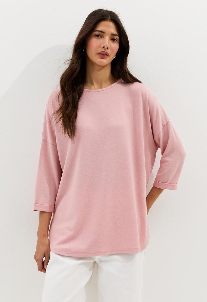 New Look - Cs vde bella knit top - mid pink