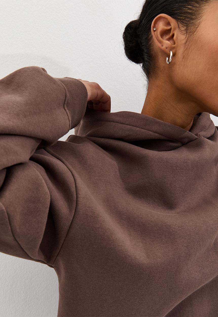 New Look - Vde hoodie - dark brown