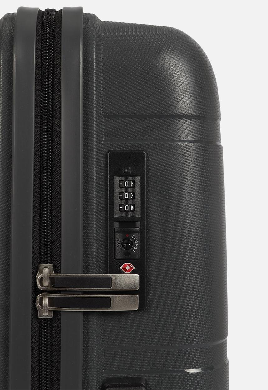Travelite - Travelite Medium Skye 66Cm Trolley Case - Charcoal