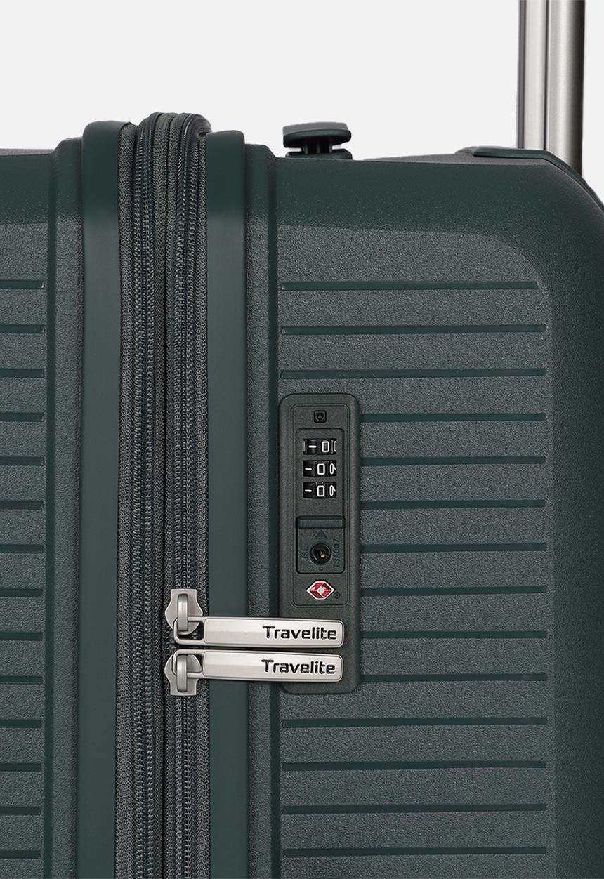 Travelite - Travelite Large Fiji 77Cm Trolley Case - Dark Green