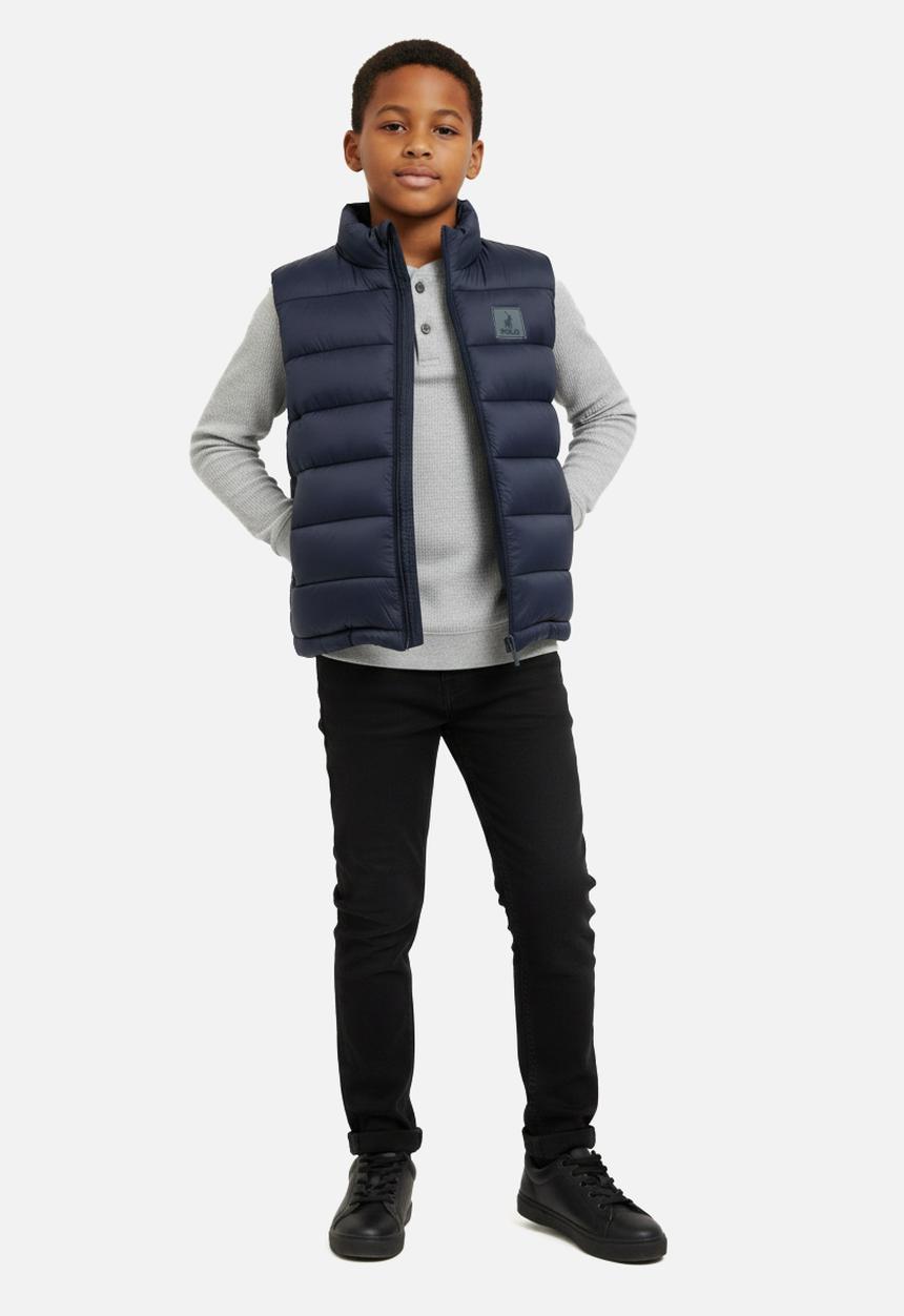 POLO - Boys lucas sl puffer jacket - carbon