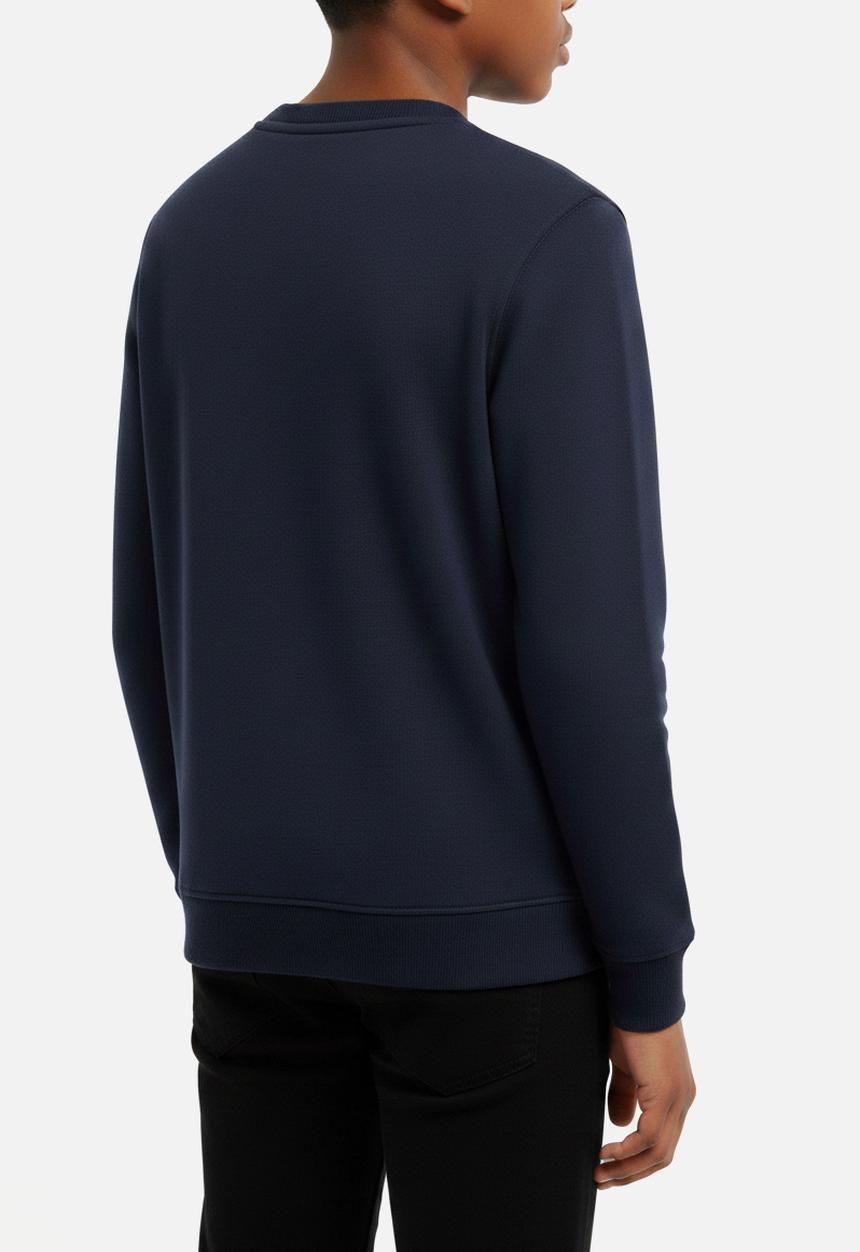 POLO - Boys ayden printed sweater - navy