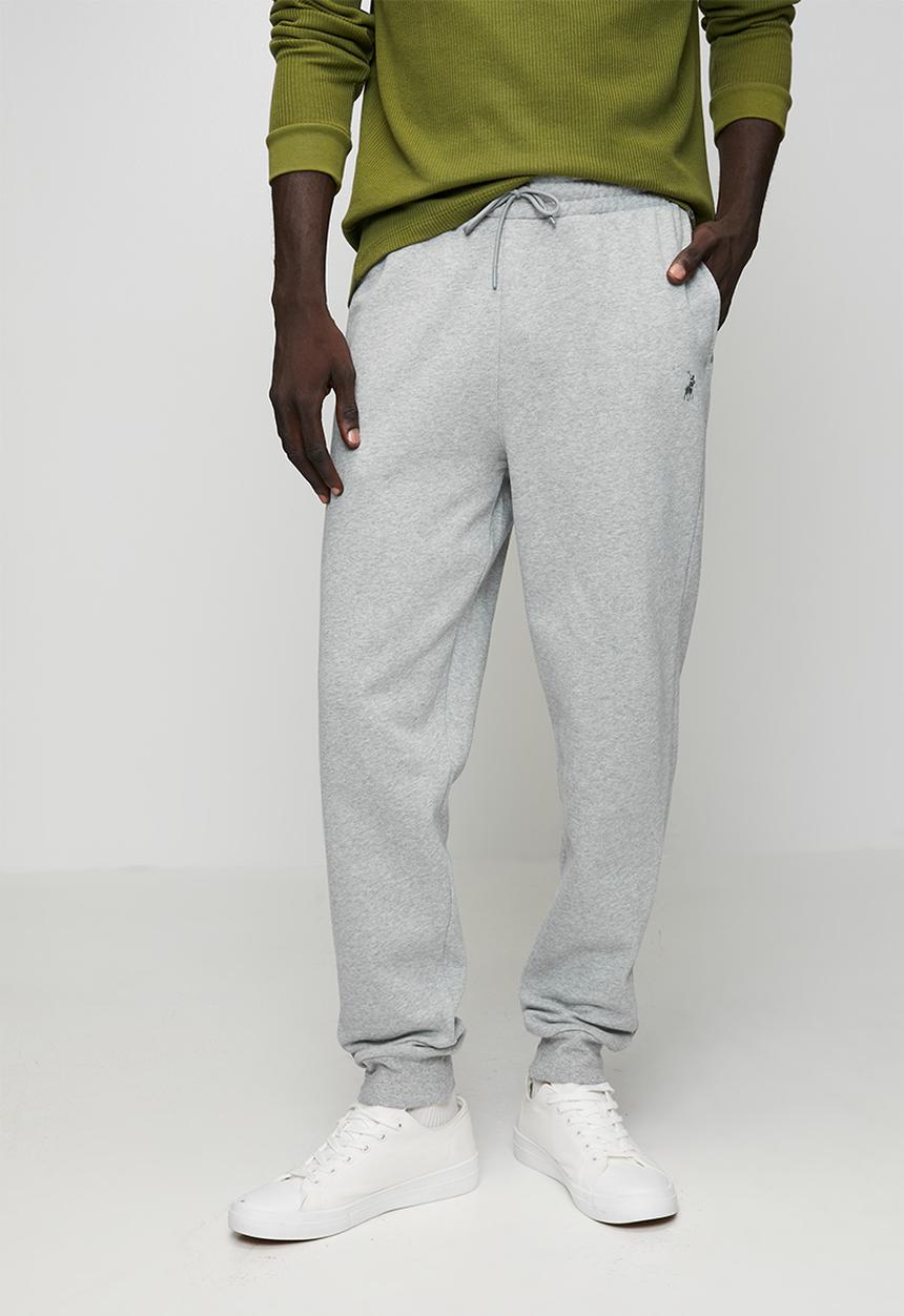 POLO - Aakil Essential Fleece Jogger - Grey Melange