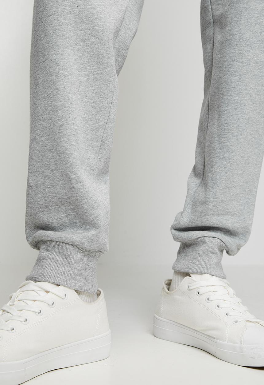 POLO - Aakil Essential Fleece Jogger - Grey Melange