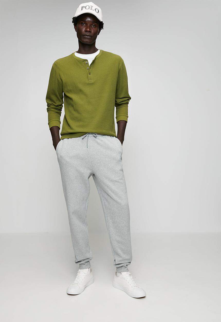 POLO - Aakil Essential Fleece Jogger - Grey Melange