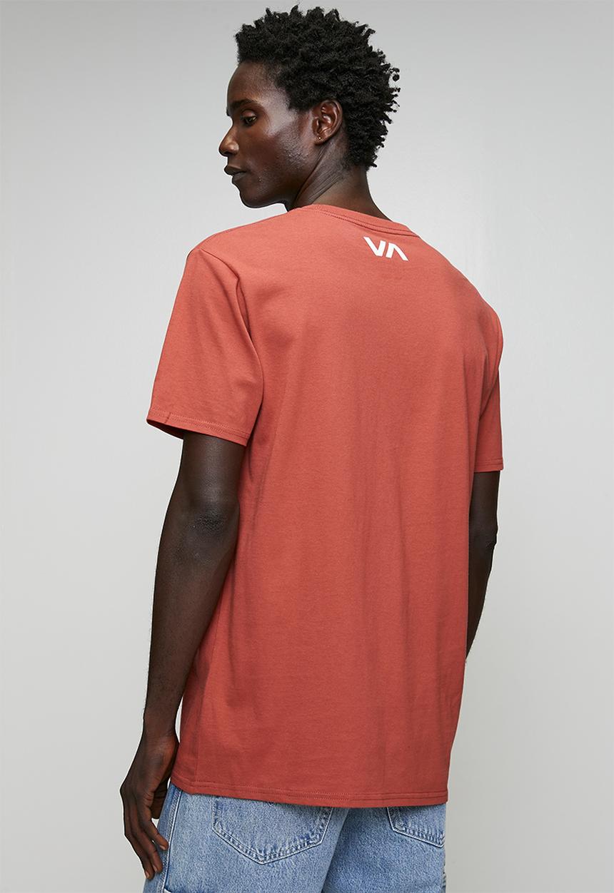 RVCA - Va Blur Short sleeve - Dusty Red
