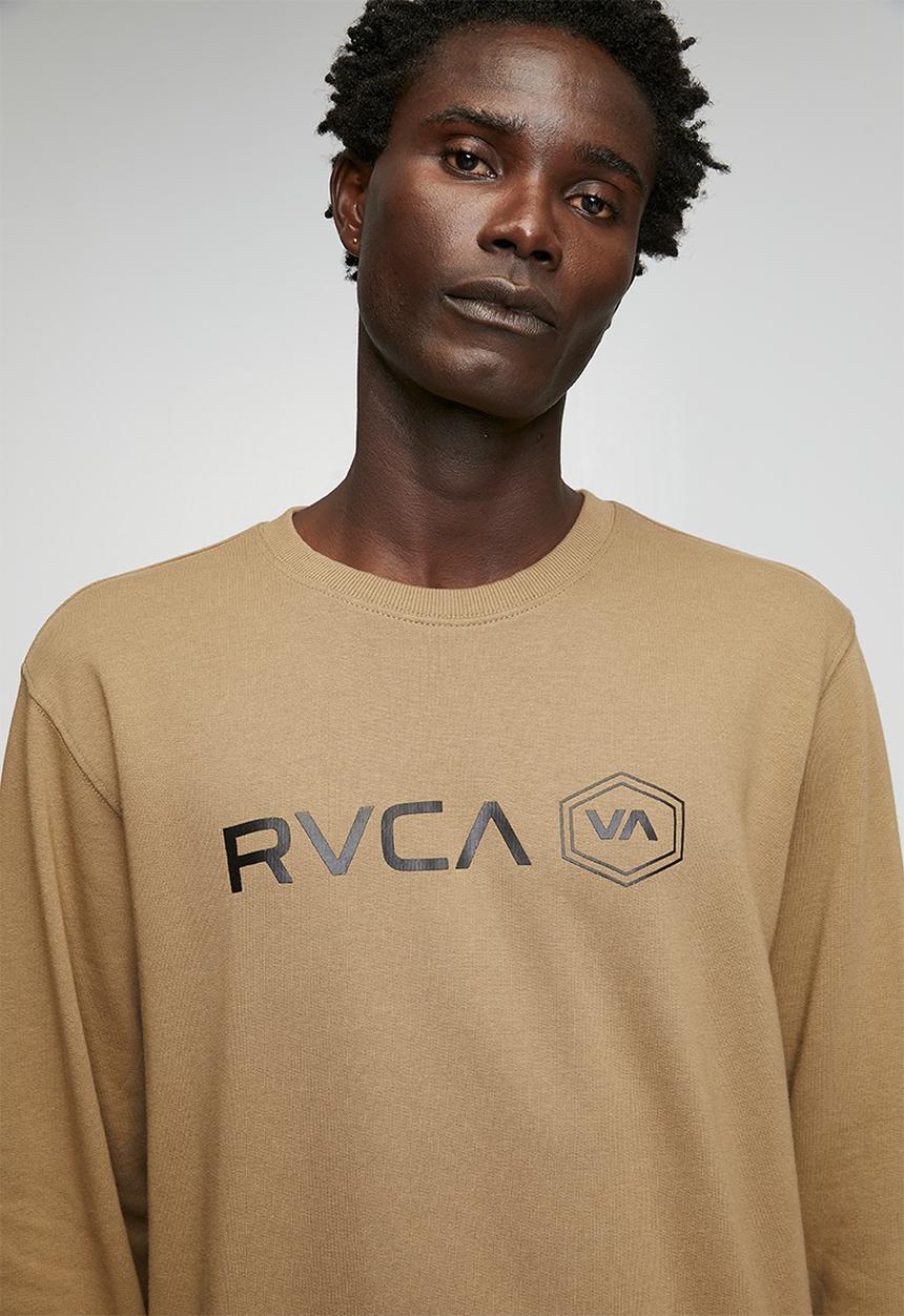 RVCA - Air Hex Crew - Coyote