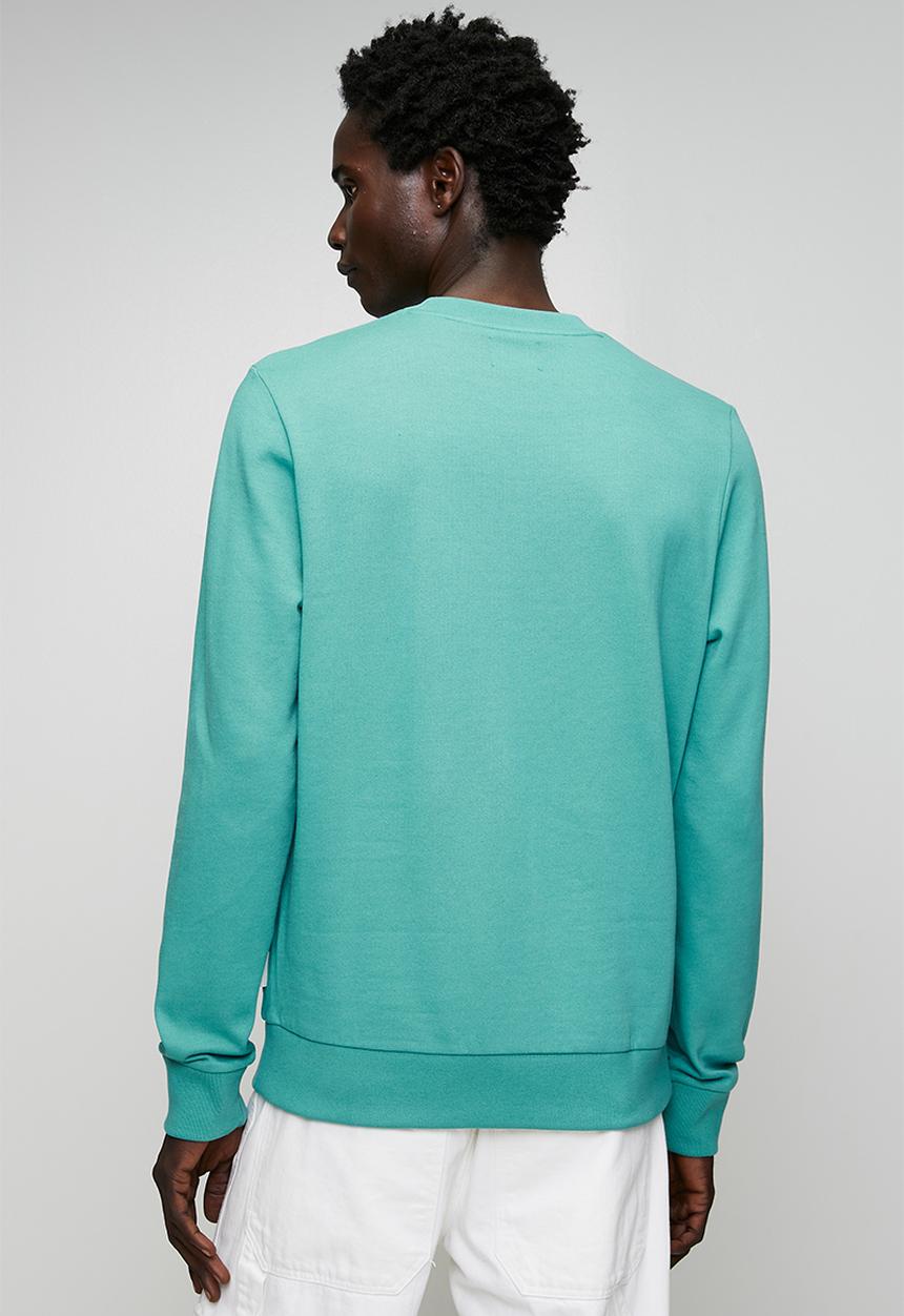 Ben Sherman - Target Crew Sweater - Aqua Teal