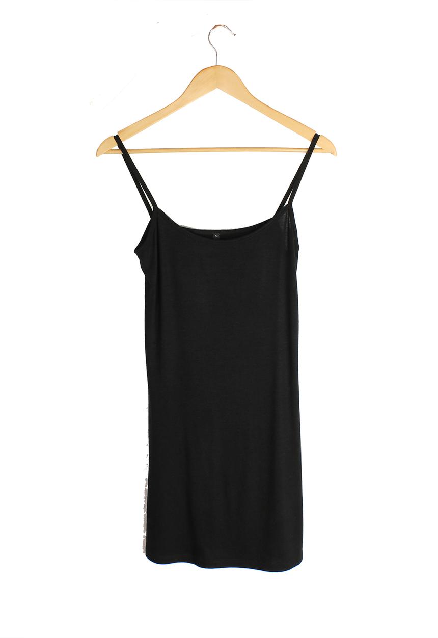 Marly Designer Wear - Long Cami – Black