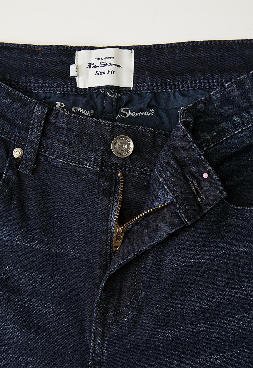 Ben Sherman - Slim Fit Essential Denim Blue Blk - Blue Black